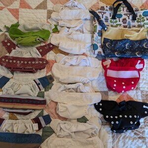Cloth diaper one size (fits all) shells Grovia Bum Genius Wink